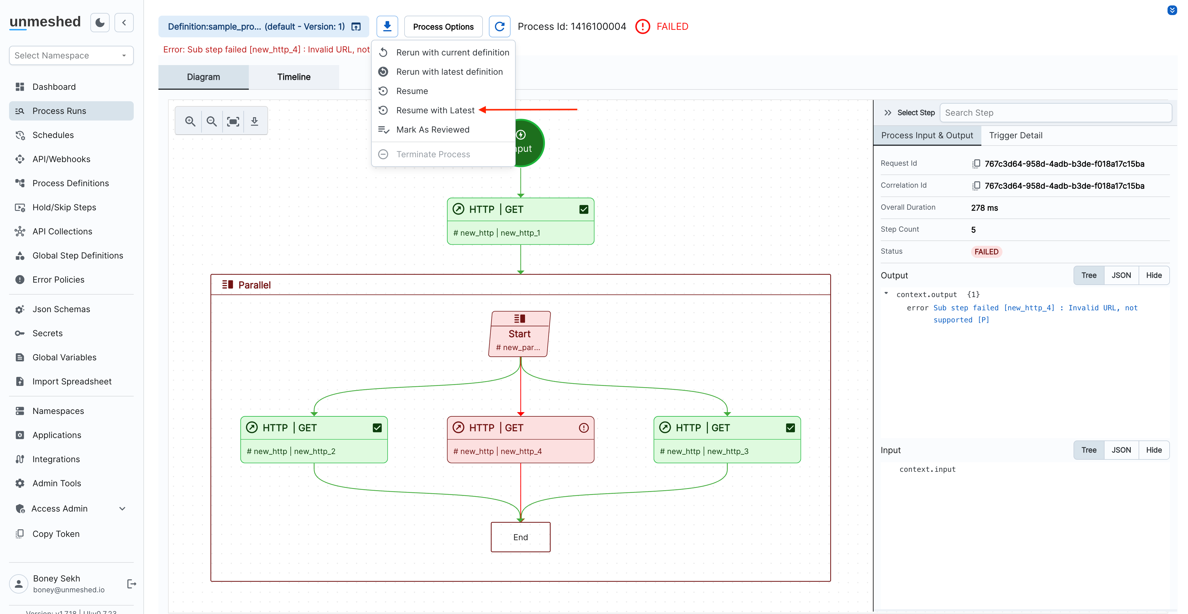 Resume with Latest Definition